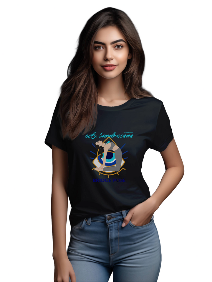 Women' s SETU BANDHASANA T-shirt