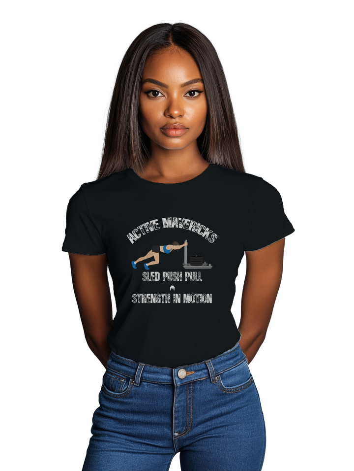 Womens SLED PUSH PULL T-Shirt