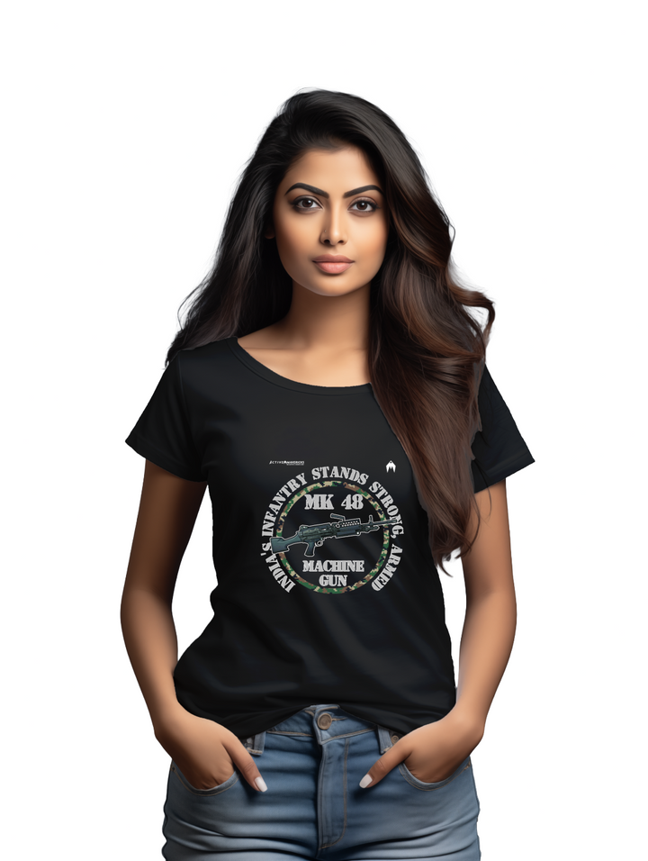 Womens's MK 48 MACHINE GUN T-Shirts