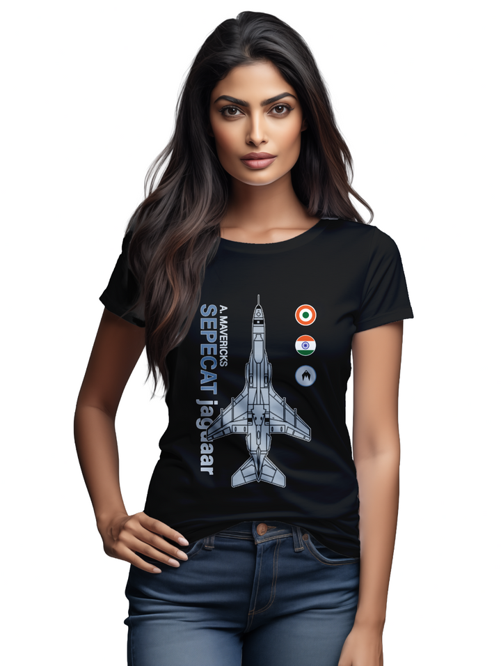 Womens Jaguar’s Valor – The IAF’s Fearless Glider T-shirt