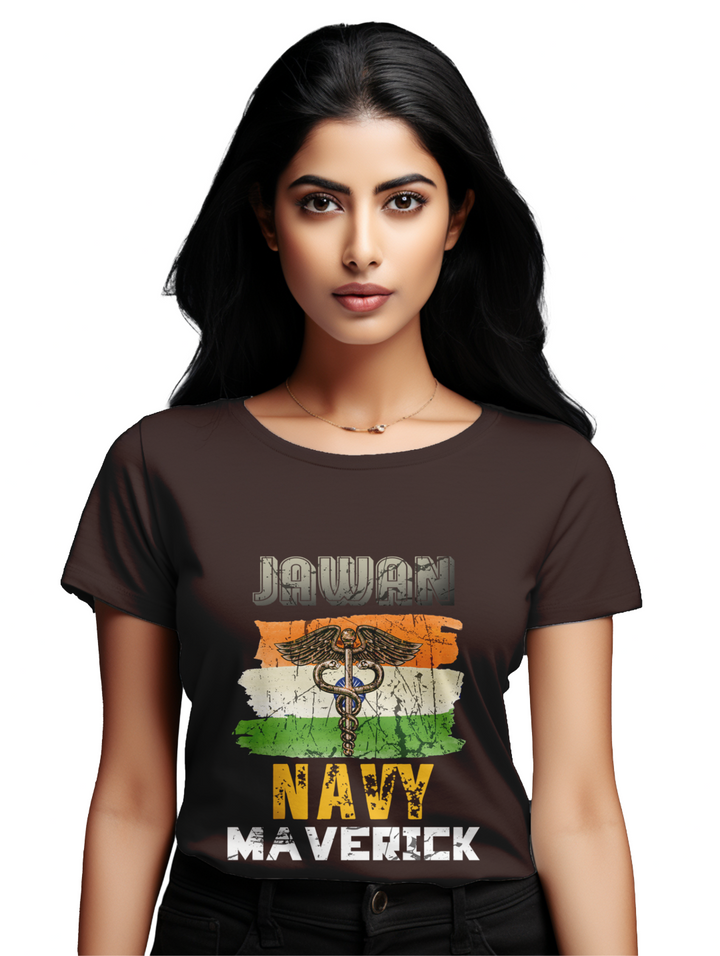 Womens Jawan Navy Maverick T-shirt