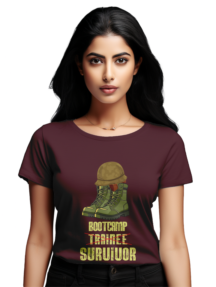 womens Bootcamp Survivour T-Shirt
