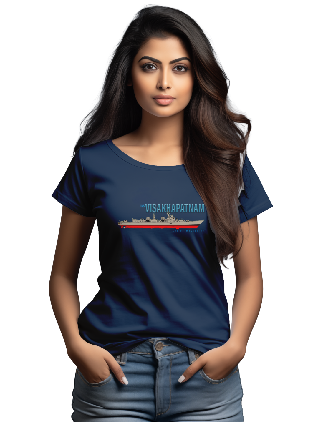 Womens INS Visakhapatnam T-shirt
