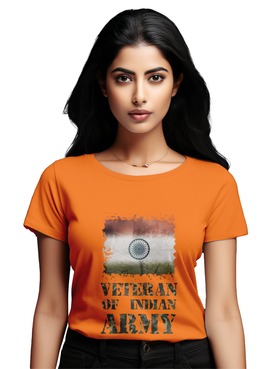 Women's Veteran of indian army T-Shirt