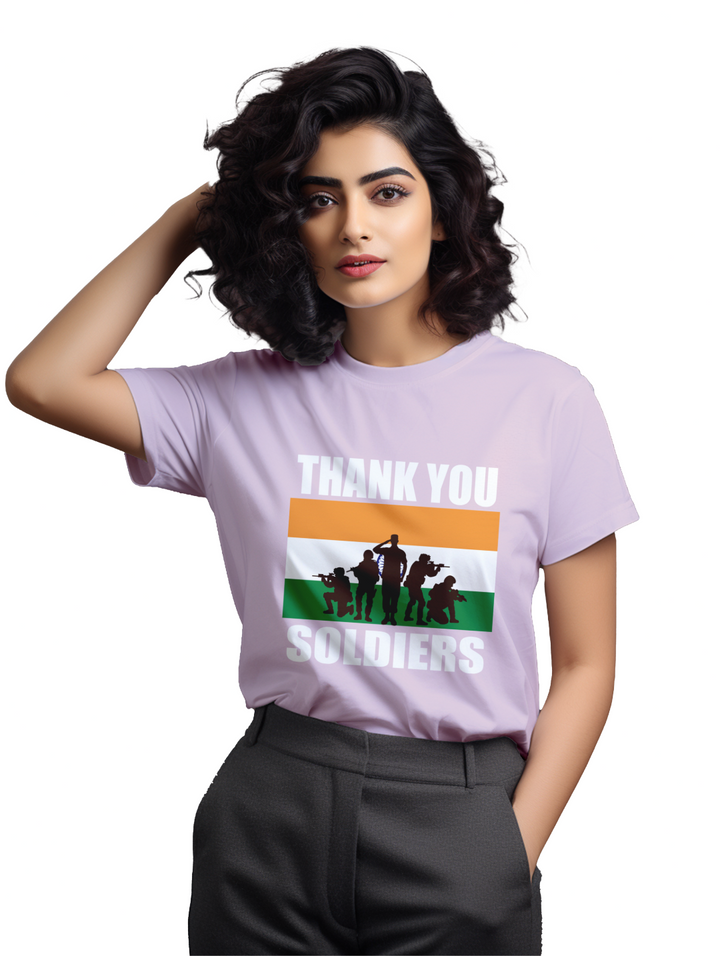 Women's Thank you Soldiers T-Shirt