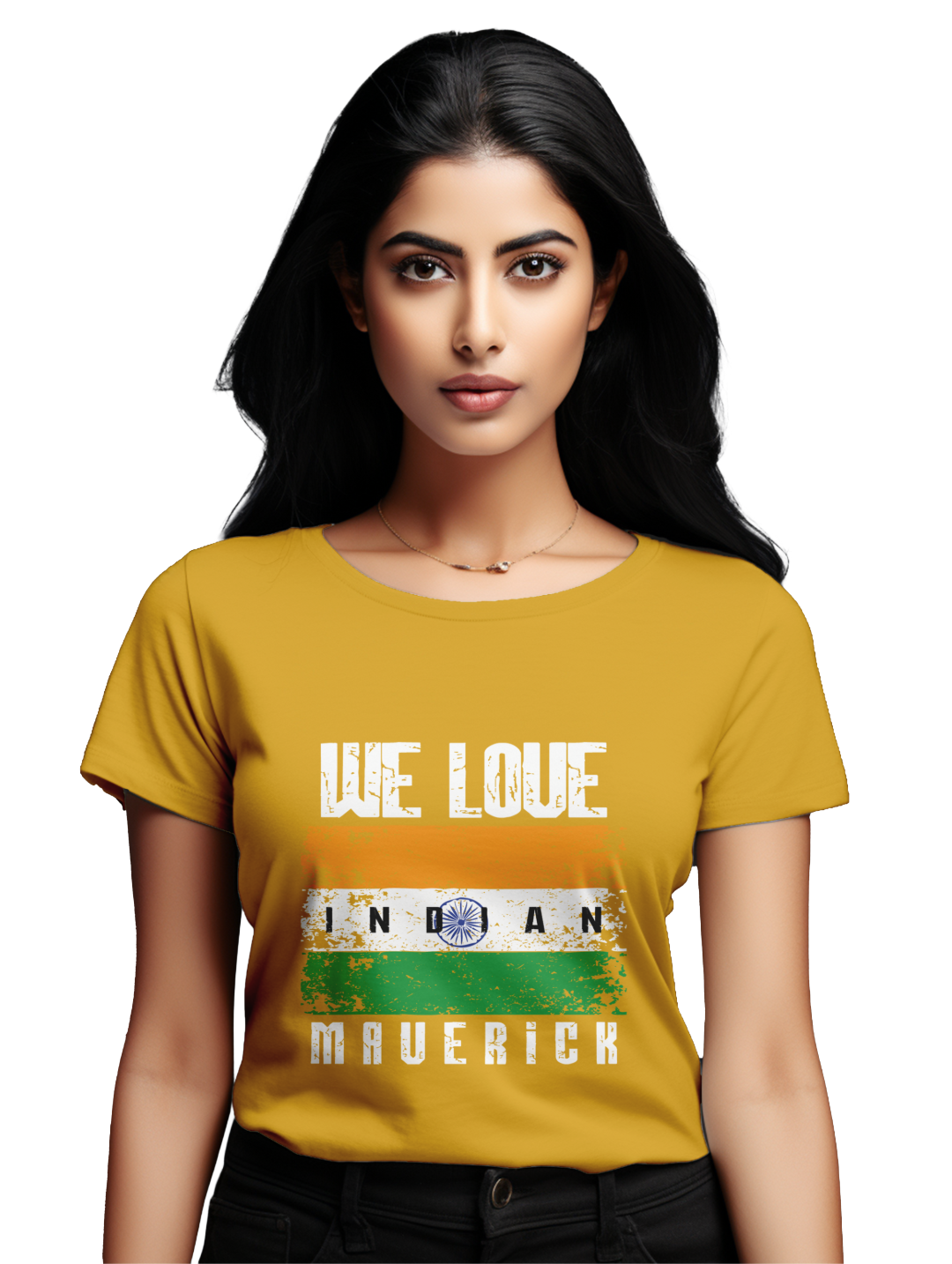 Women's we love indian maverick T-Shirt