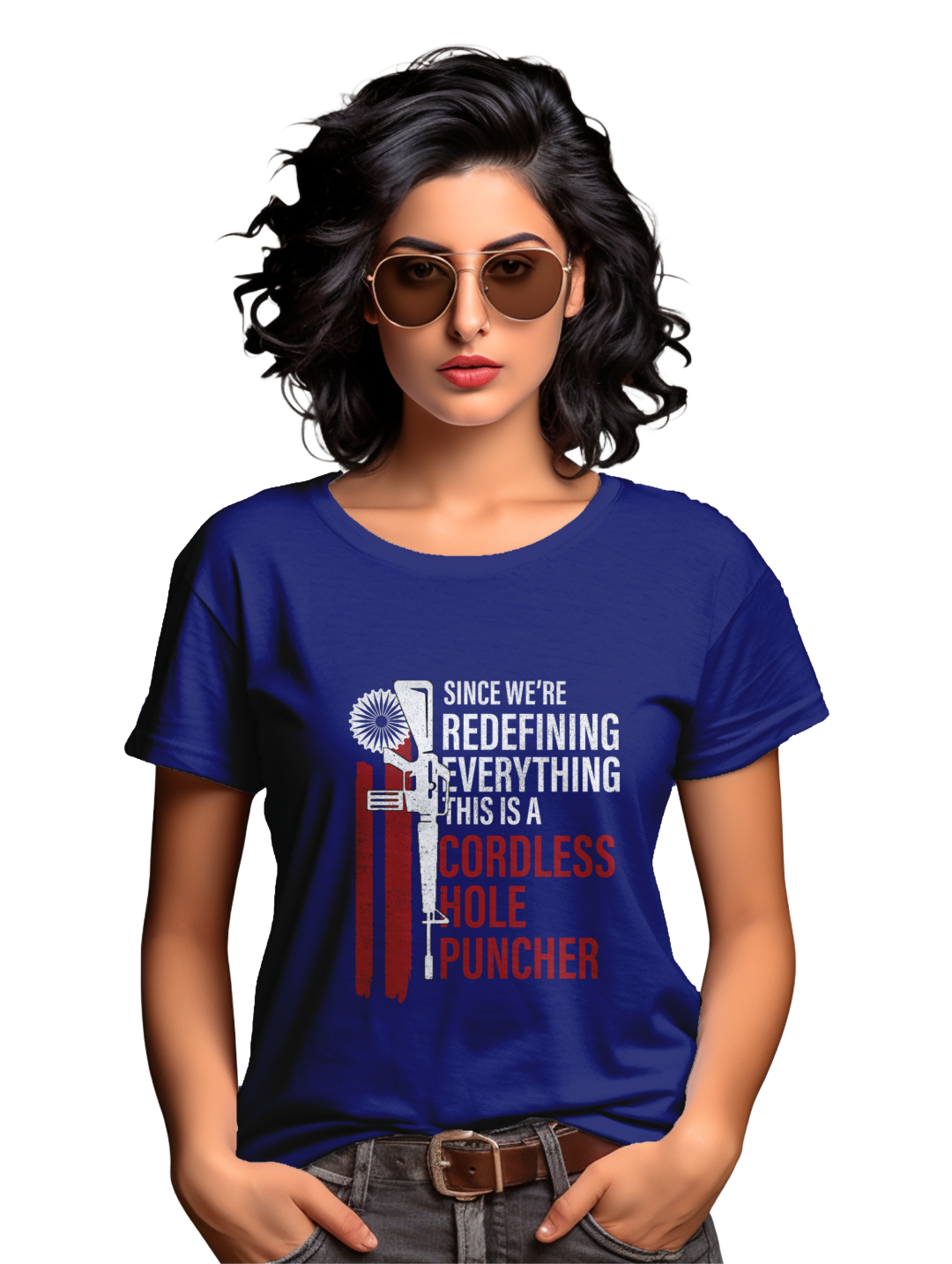 Women's Cordless hole Puncher T-Shirt