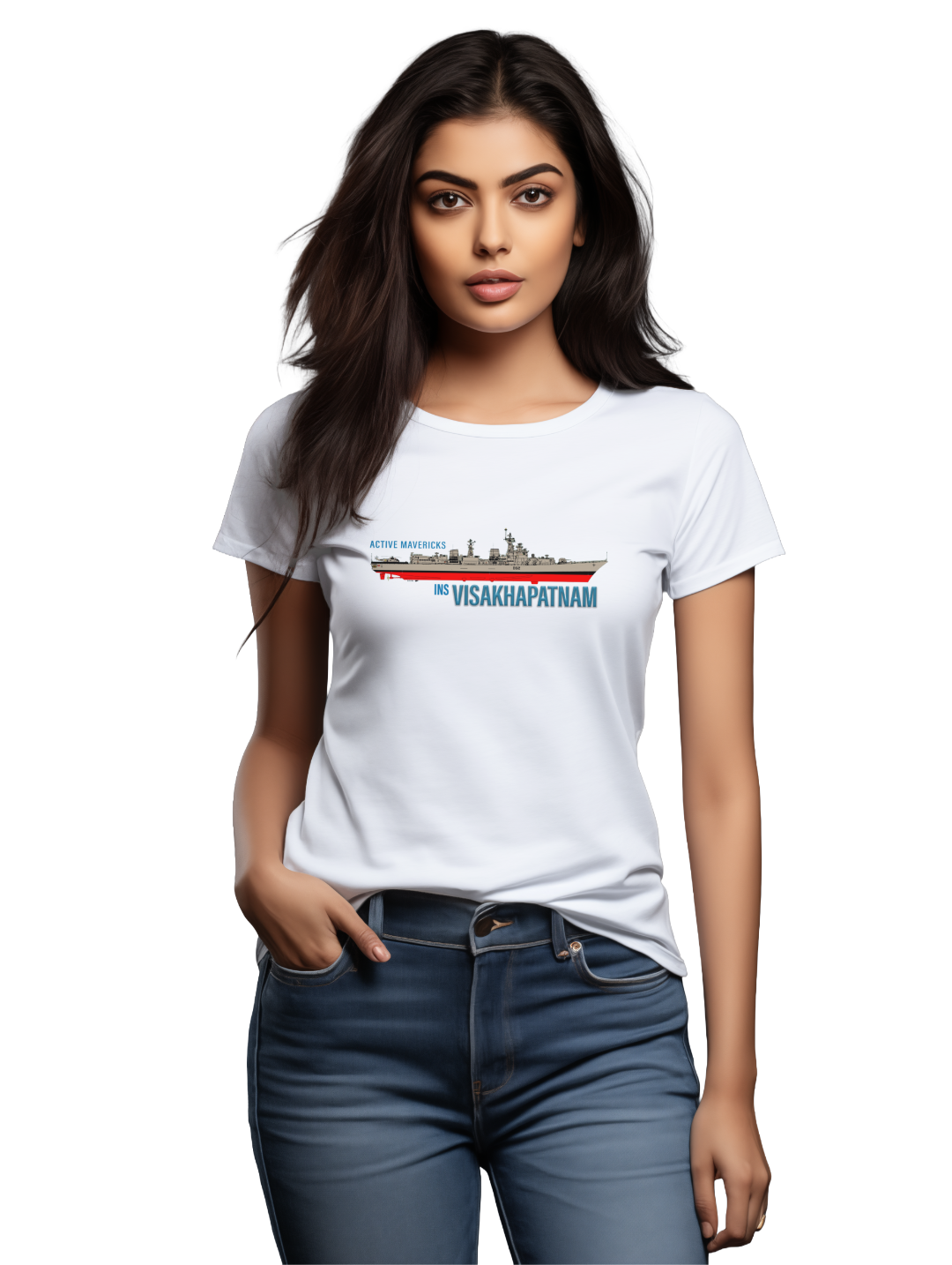 Womens INS Visakhapatnam T-shirt