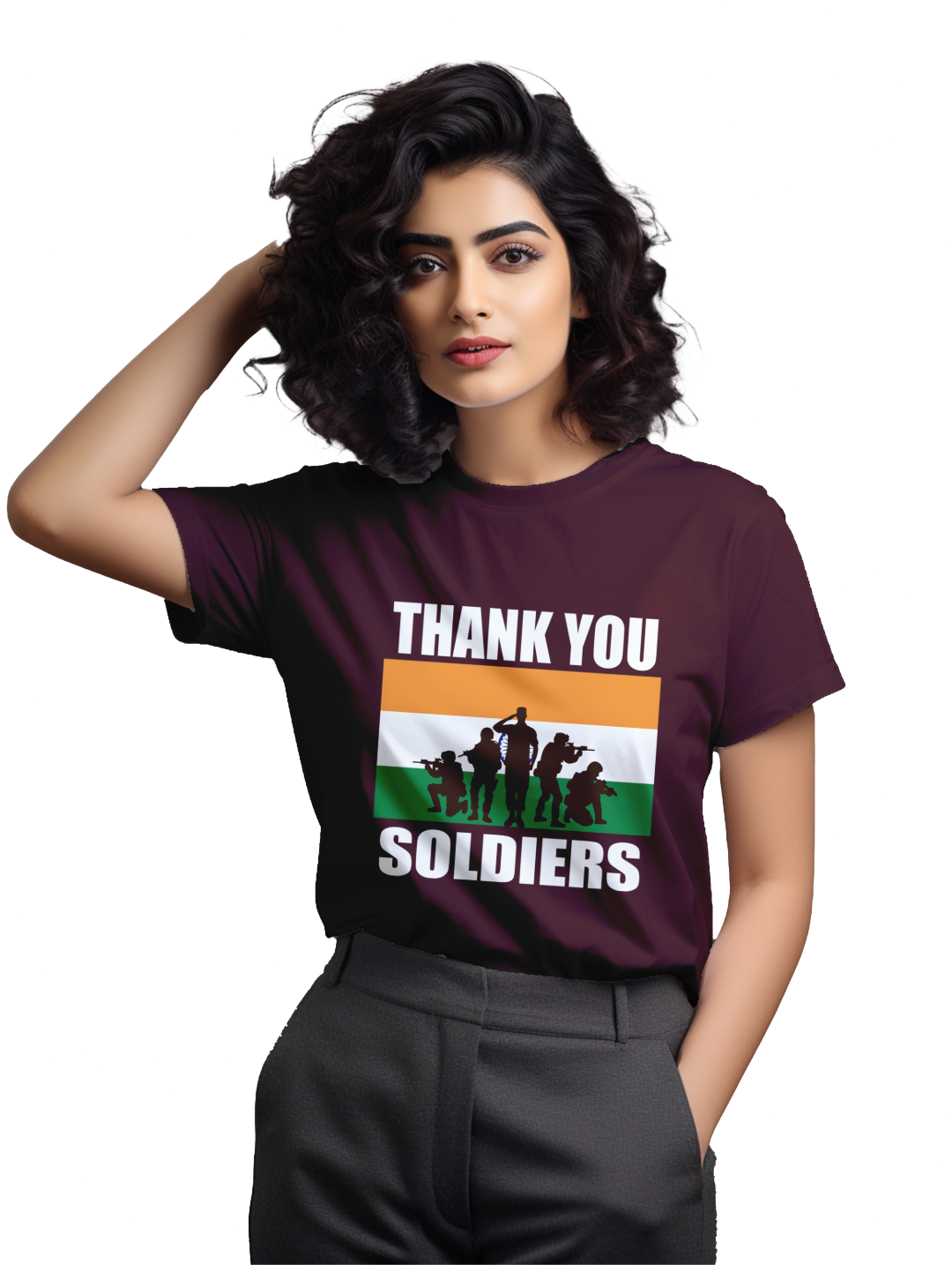 Women's Thank you Soldiers T-Shirt