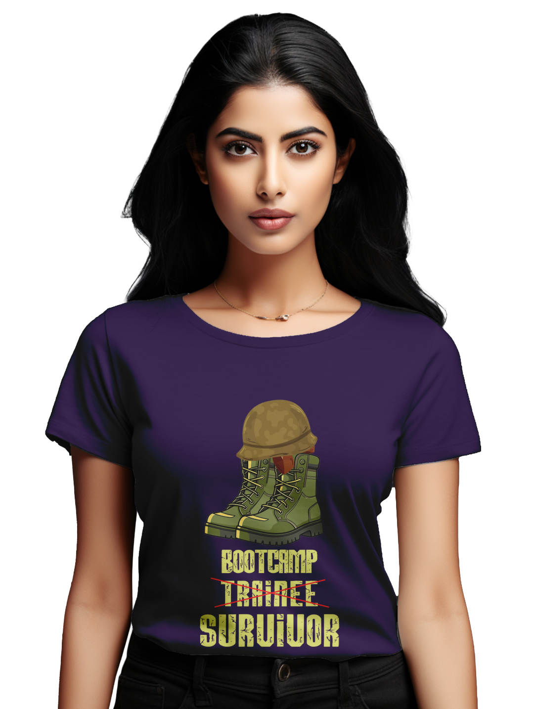 womens Bootcamp Survivour T-Shirt