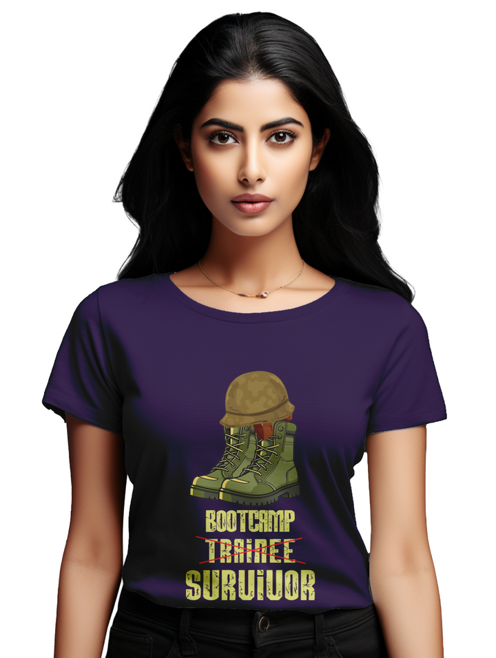 womens Bootcamp Survivour T-Shirt