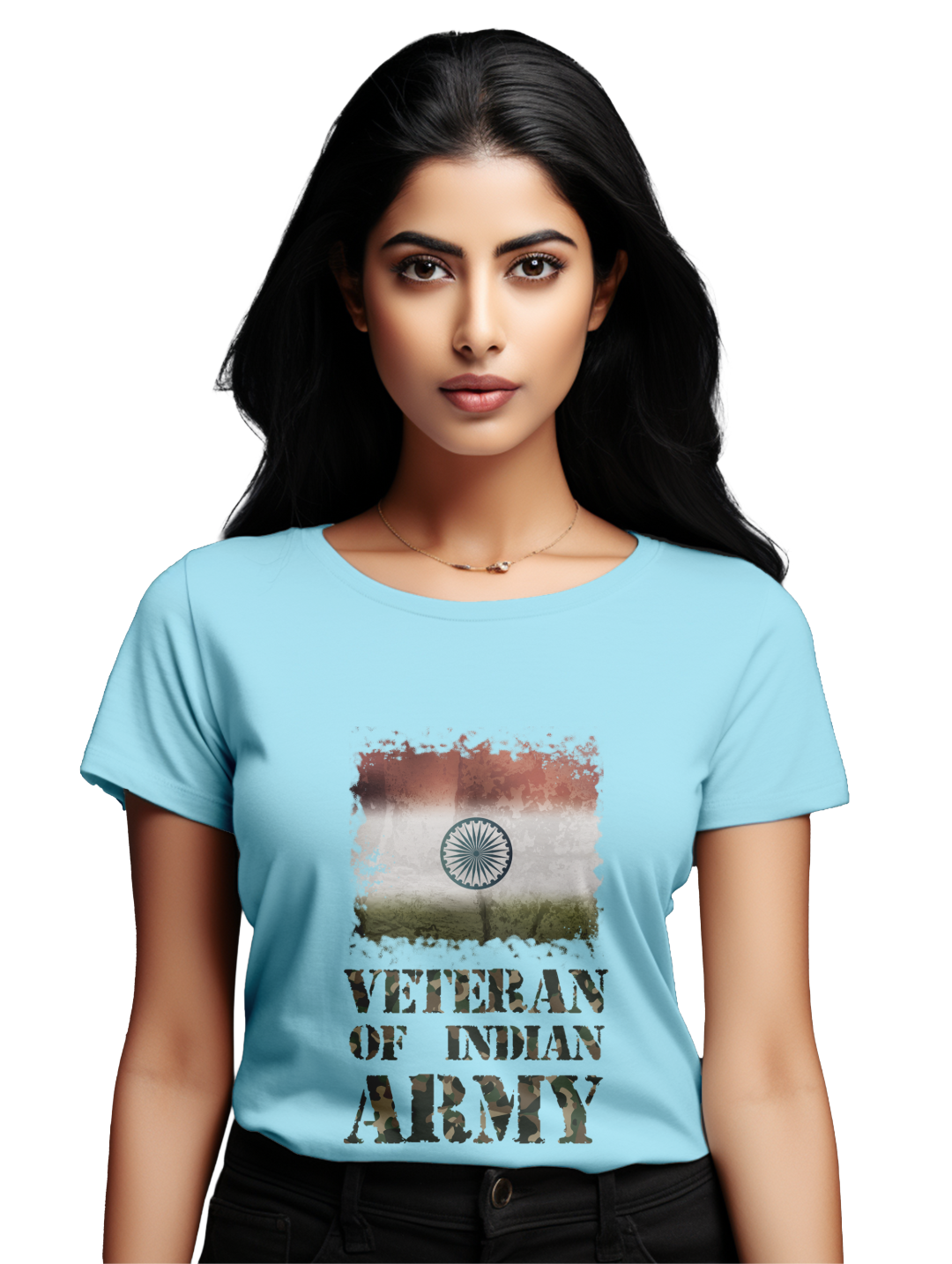 Women's Veteran of indian army T-Shirt