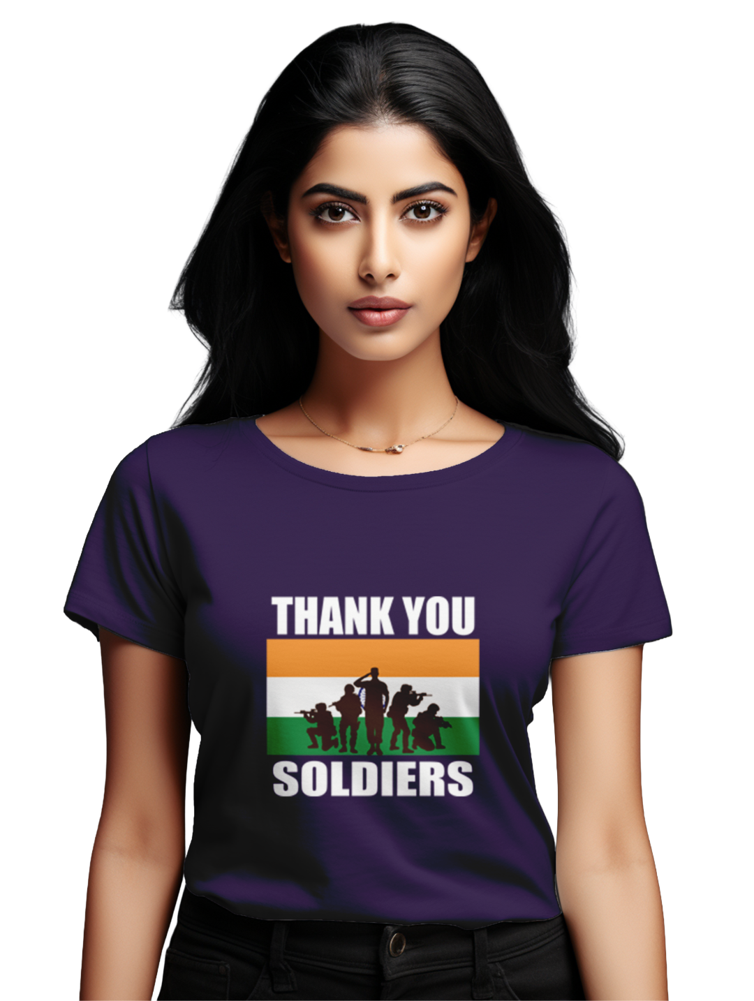 Women's Thank you Soldiers T-Shirt