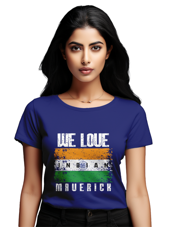 Women's we love indian maverick T-Shirt