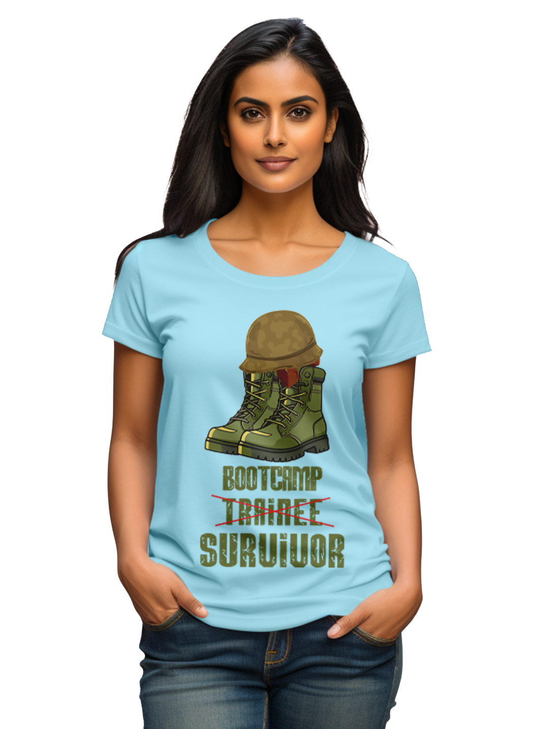 womens Bootcamp Survivour T-Shirt