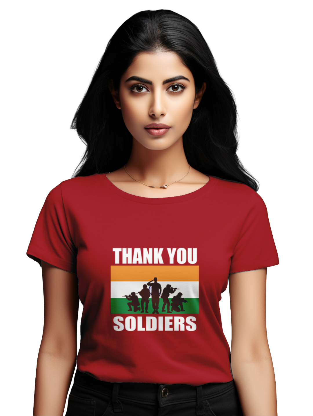 Women's Thank you Soldiers T-Shirt