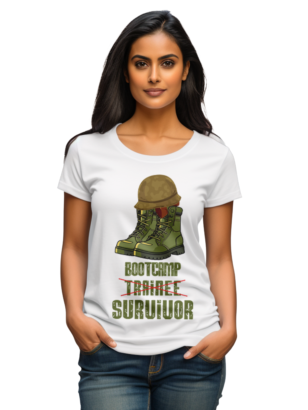 womens Bootcamp Survivour T-Shirt