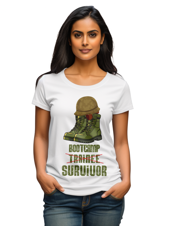 womens Bootcamp Survivour T-Shirt