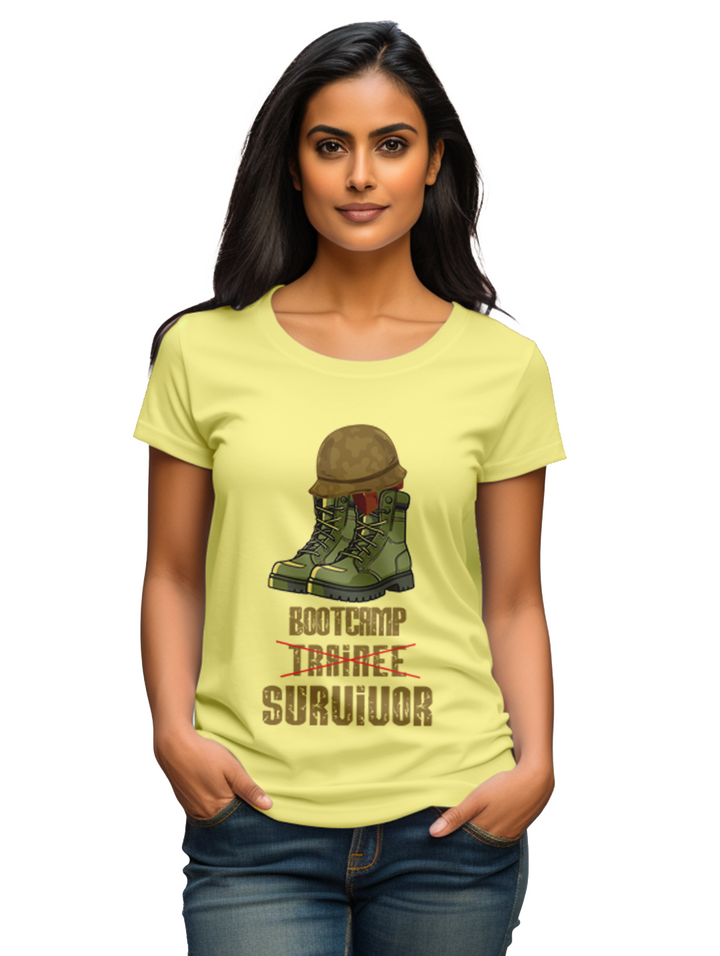 womens Bootcamp Survivour T-Shirt
