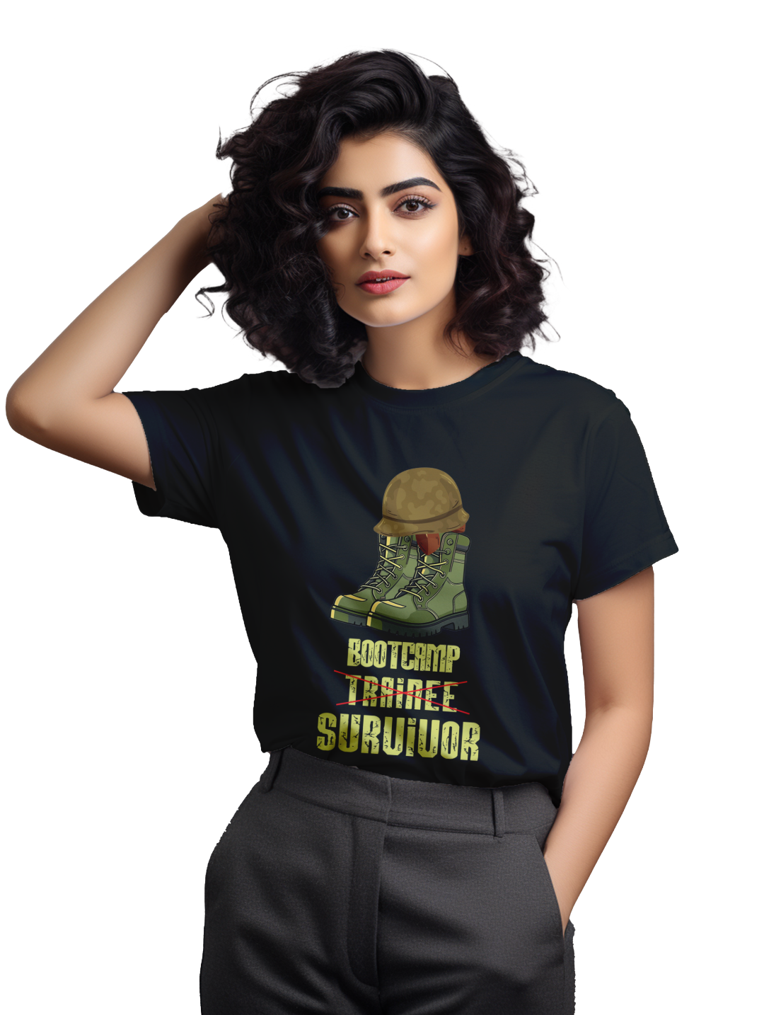 womens Bootcamp Survivour T-Shirt