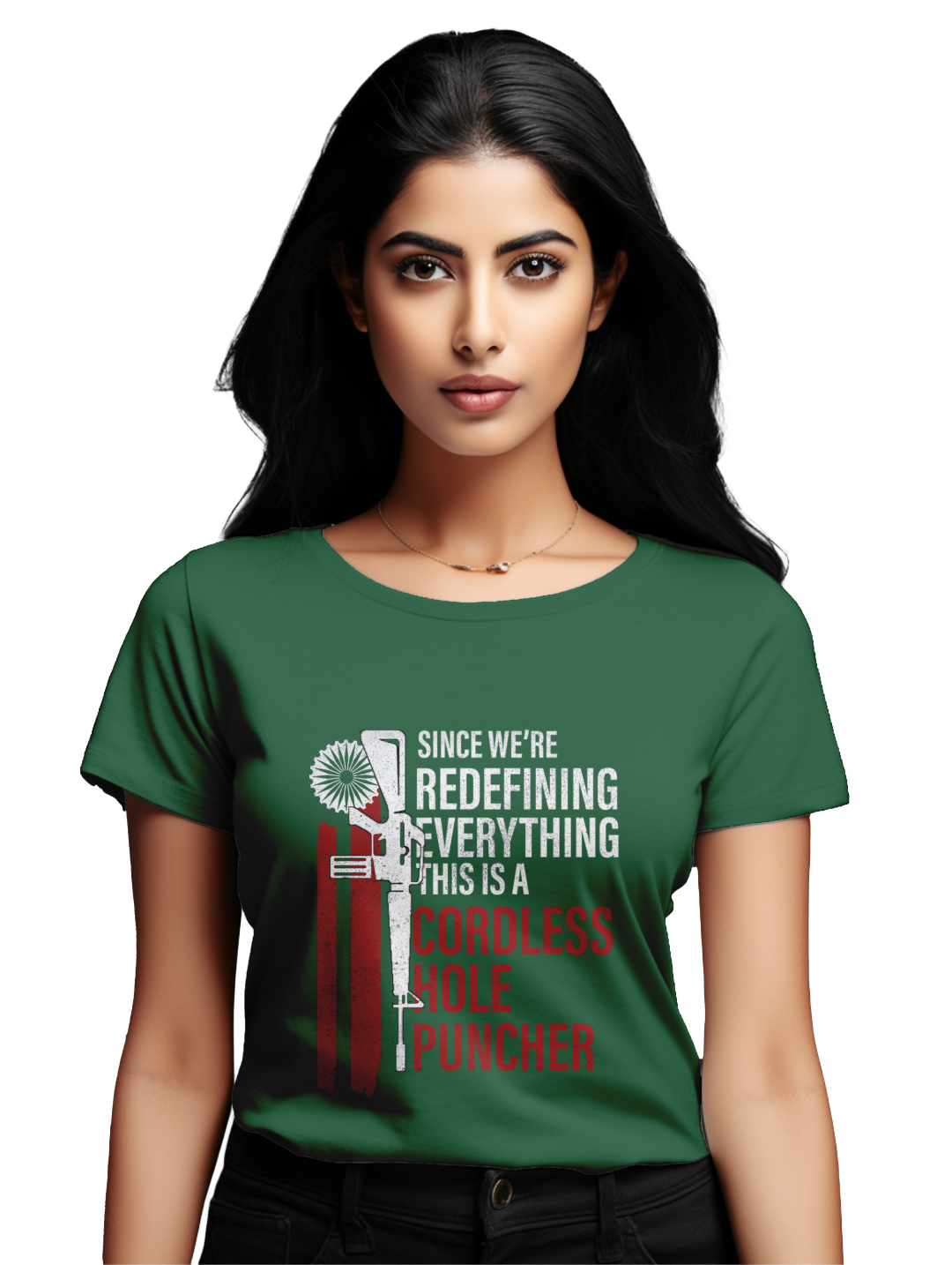 Women's Cordless hole Puncher T-Shirt
