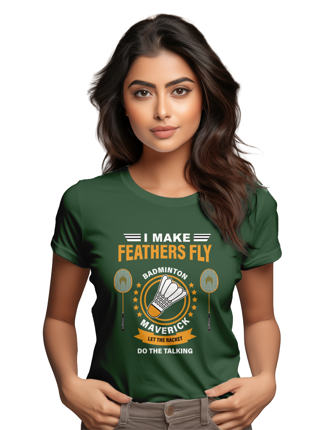 Womens I Make Feathers Fly T-Shirt