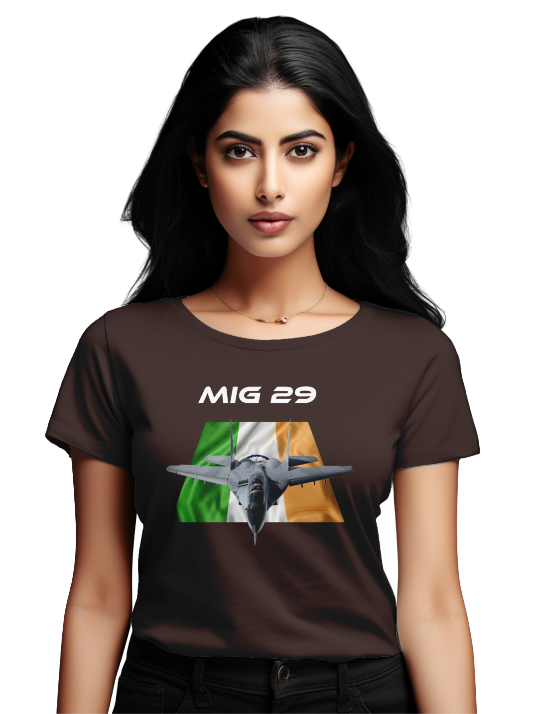 Women's MIG 29 fighter jet T-shirt