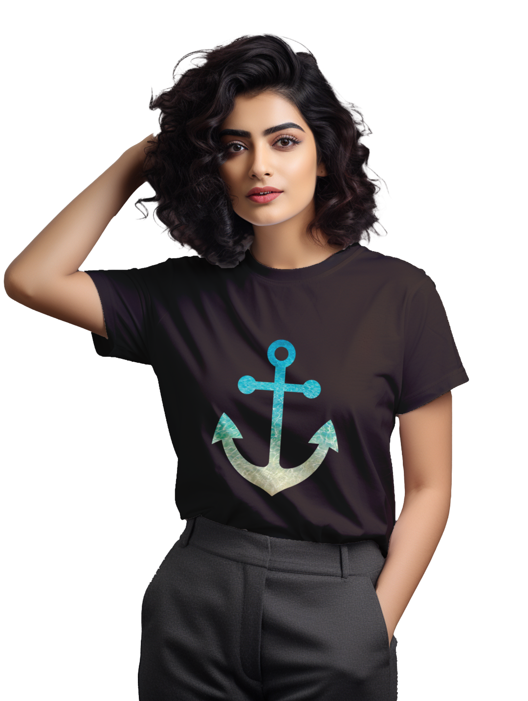 Womens Anchored in Duty T-Shirt