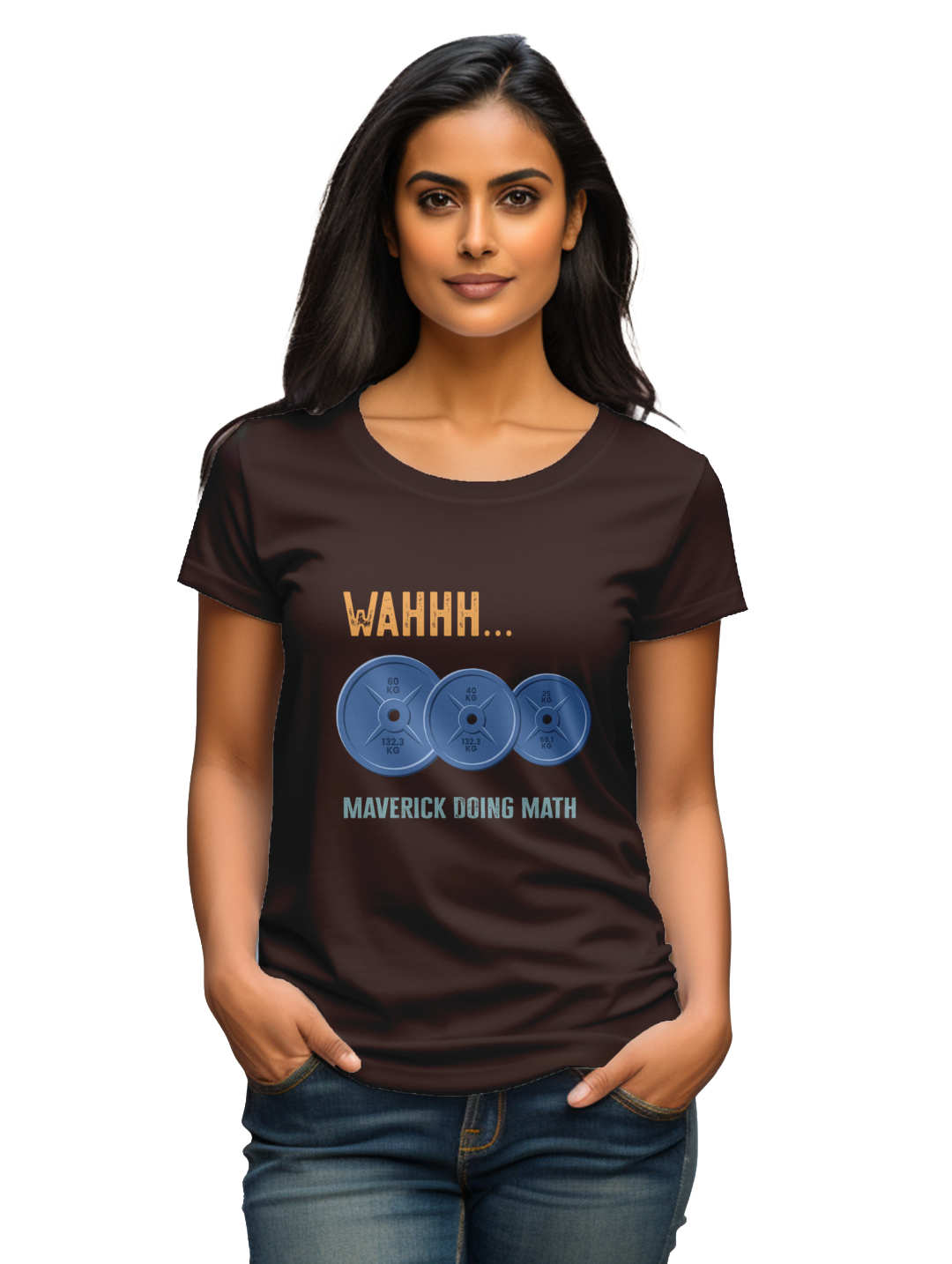 Womens WAHH Maverick doing math T-Shirt