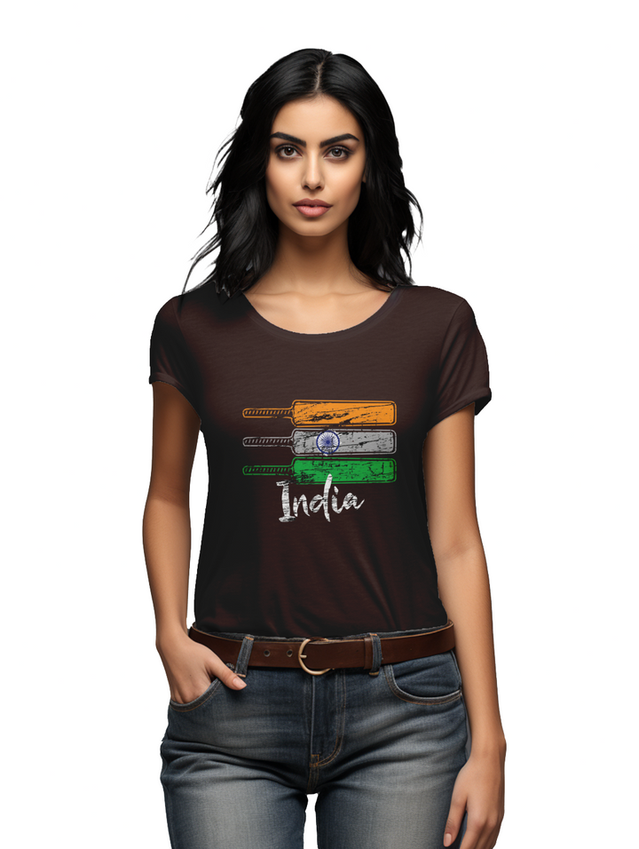 Women's India Cricket T-shirt