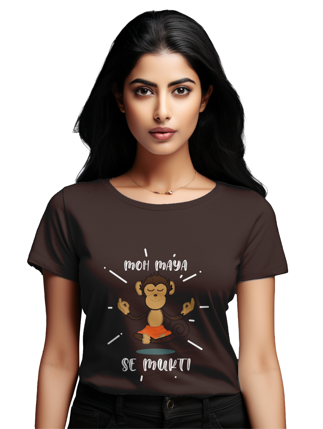 Women's  Moh maya se mukti T-shirt