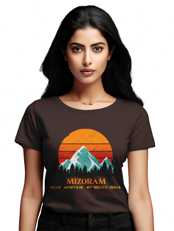 Women's Mizoram Blue Mountains T-Shirt