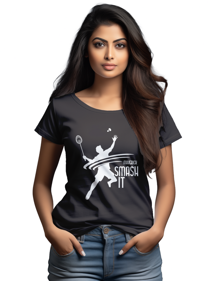 Womens Maverick Smash It T-Shirt