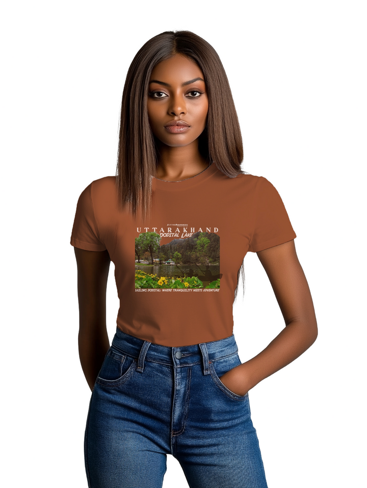 Women's DODITAL LAKE : UTTARAKHAND T-Shirt