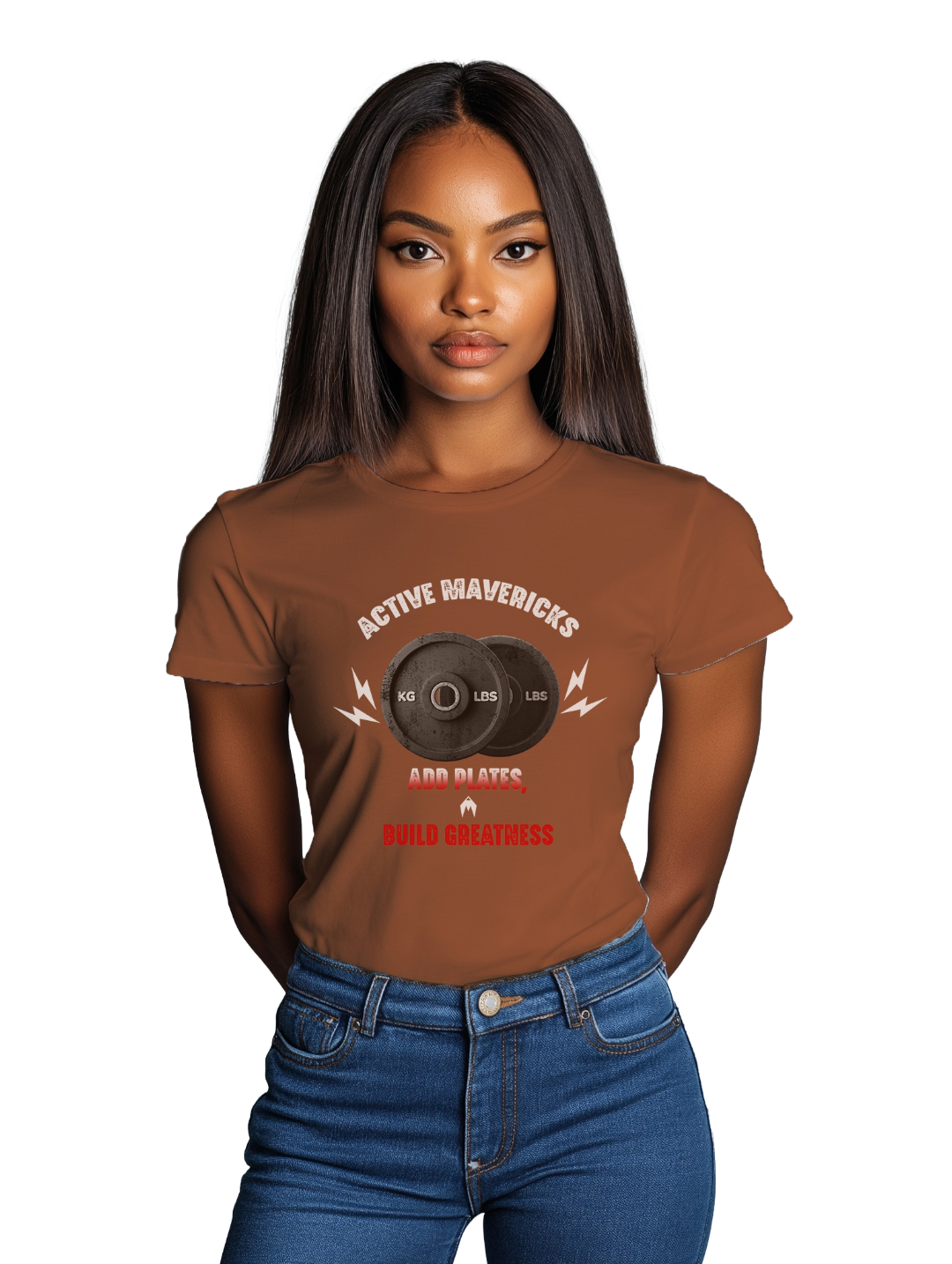 Womens WEIGHT PLATES T-Shirt