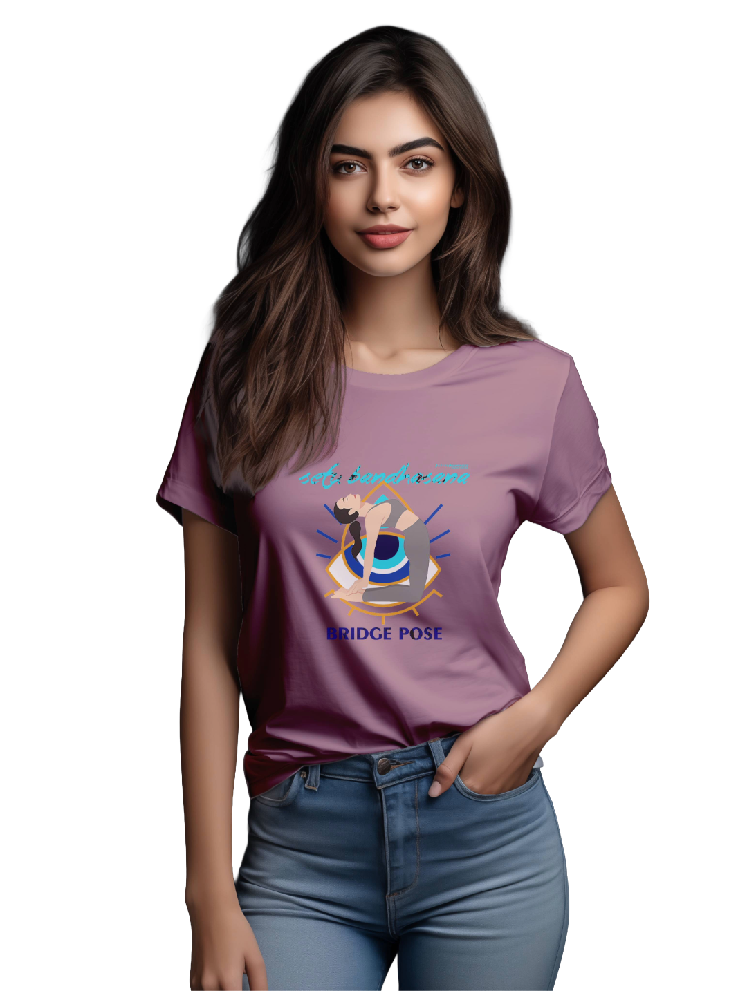 Women' s SETU BANDHASANA T-shirt