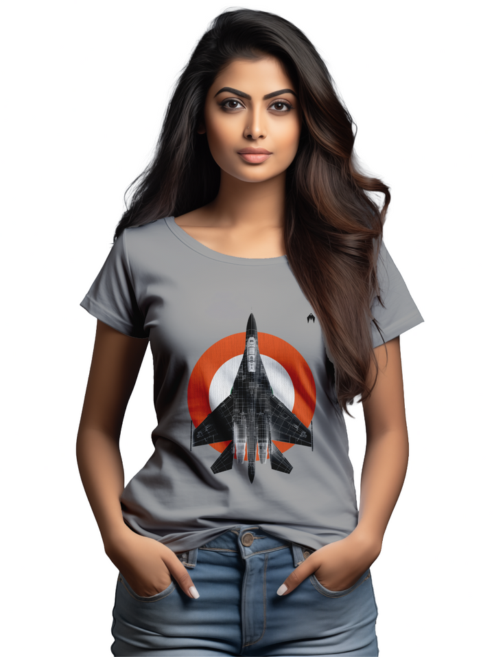 Women's Sukhoi’s Supremacy – The IAF’s Formidable Falcon T-shirt