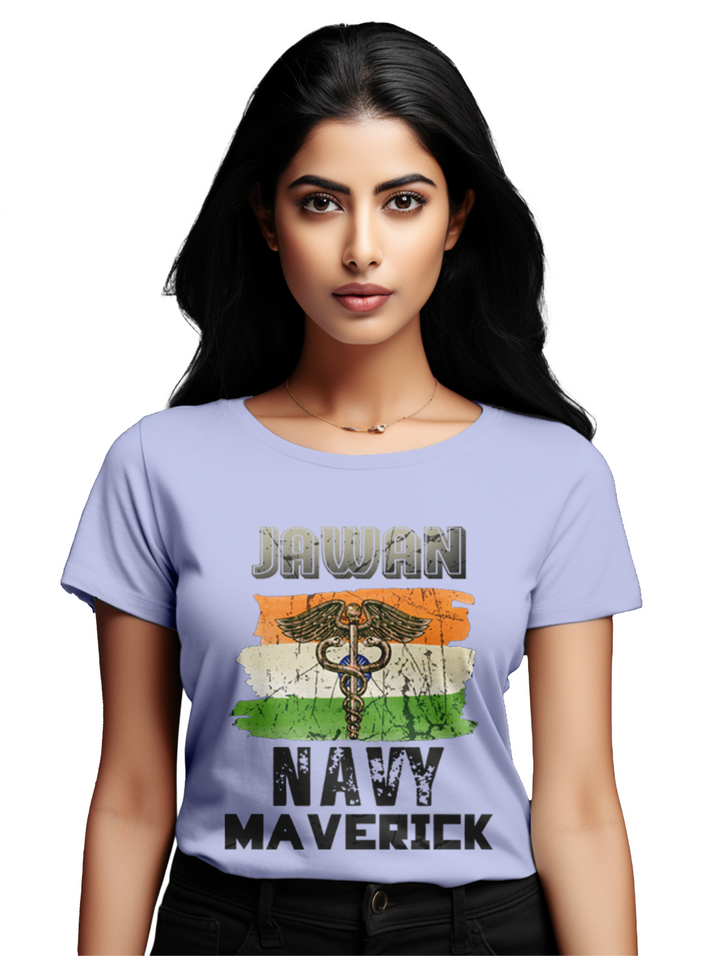 Womens Jawan Navy Maverick T-shirt