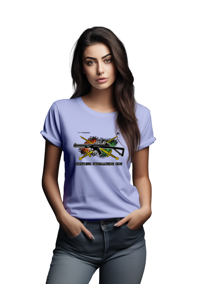 Women's STERLING SUBMACHINE GUN T-Shirt