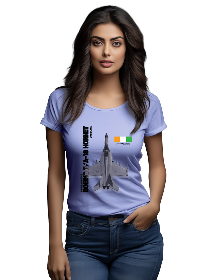 Womens BOEING F/A 18 HORNET T-shirt