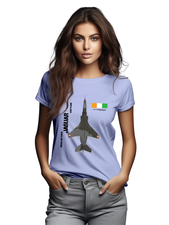 Women's Elegance in Flight with the SEPECAT Jaguar T-shirt