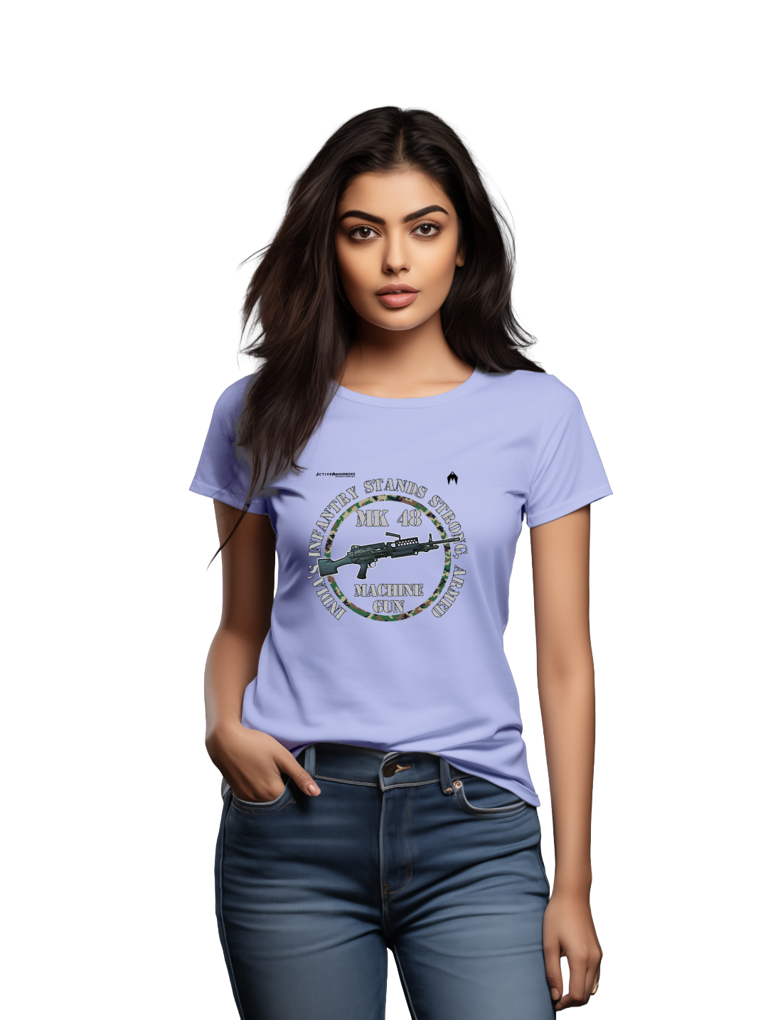 Womens's MK 48 MACHINE GUN T-Shirts