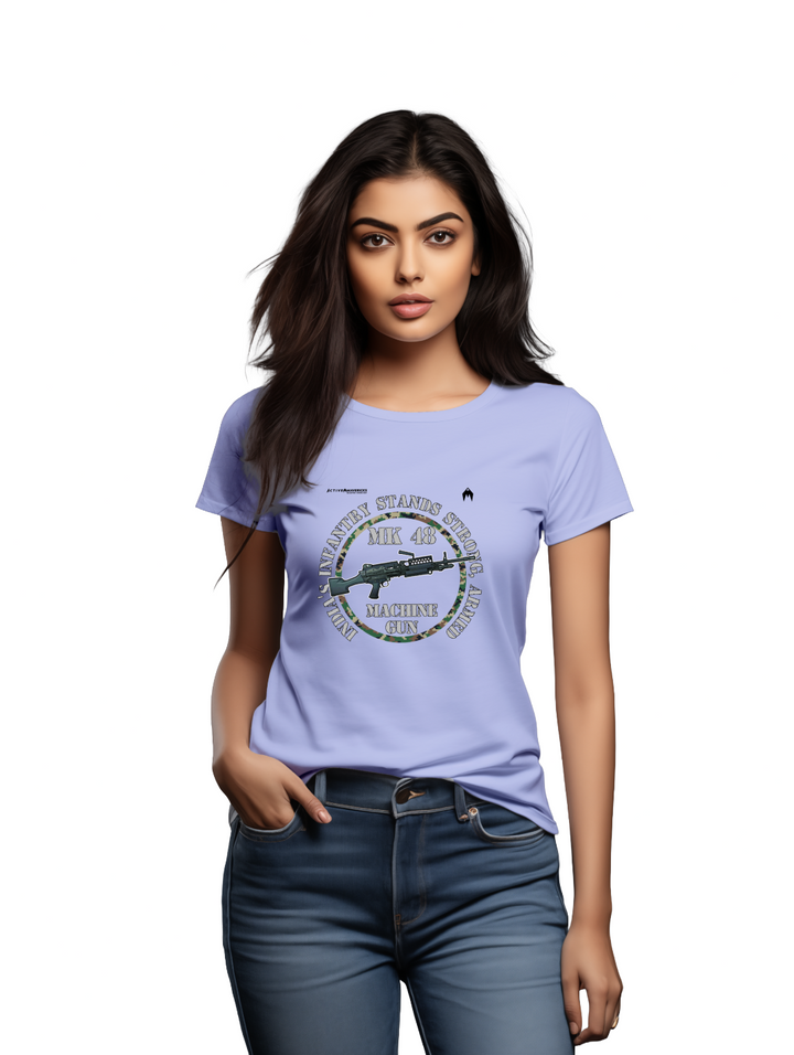 Womens's MK 48 MACHINE GUN T-Shirts