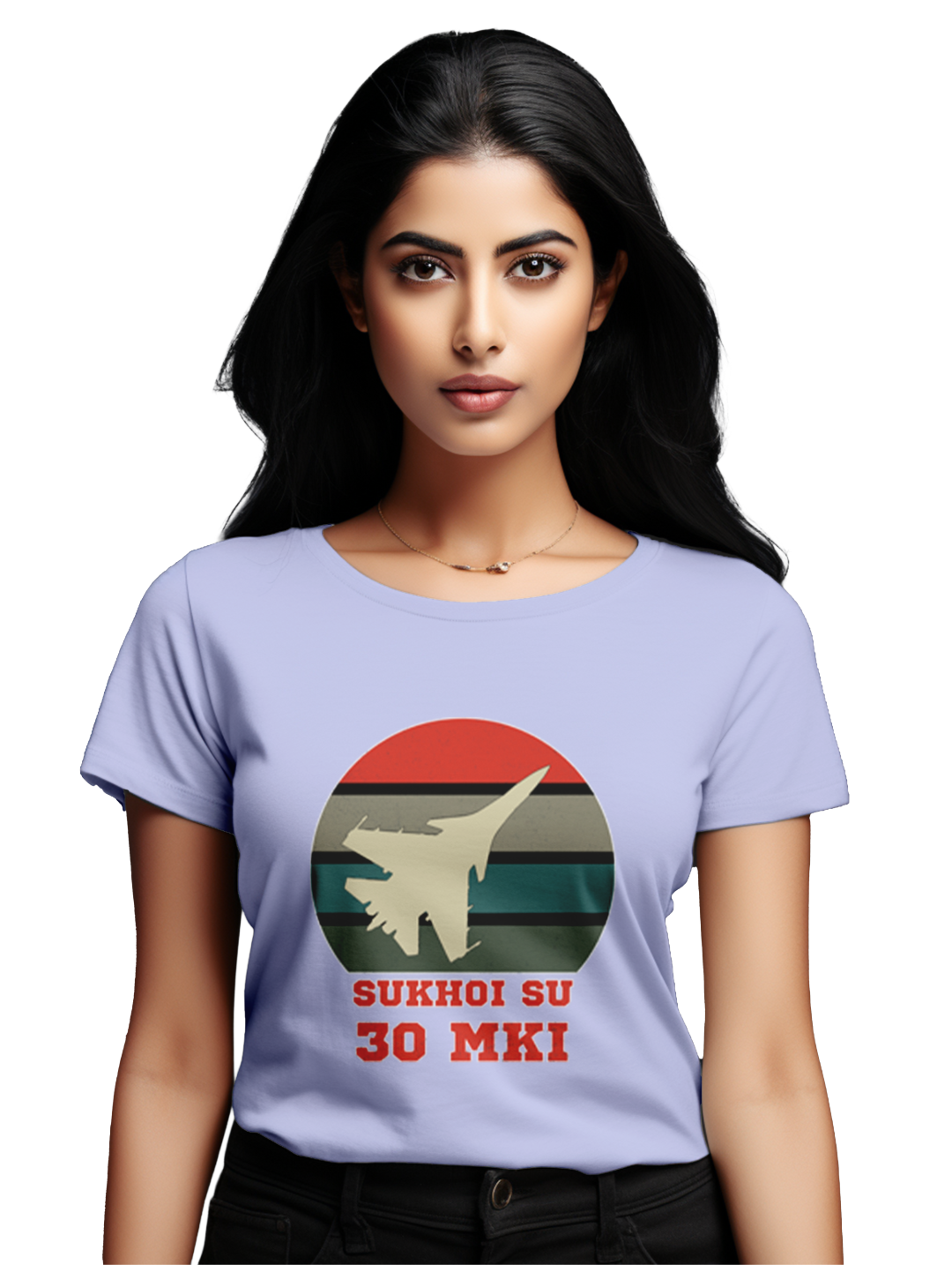 Women's Sukhoi Su 30 MKI fighter jet T-shirt
