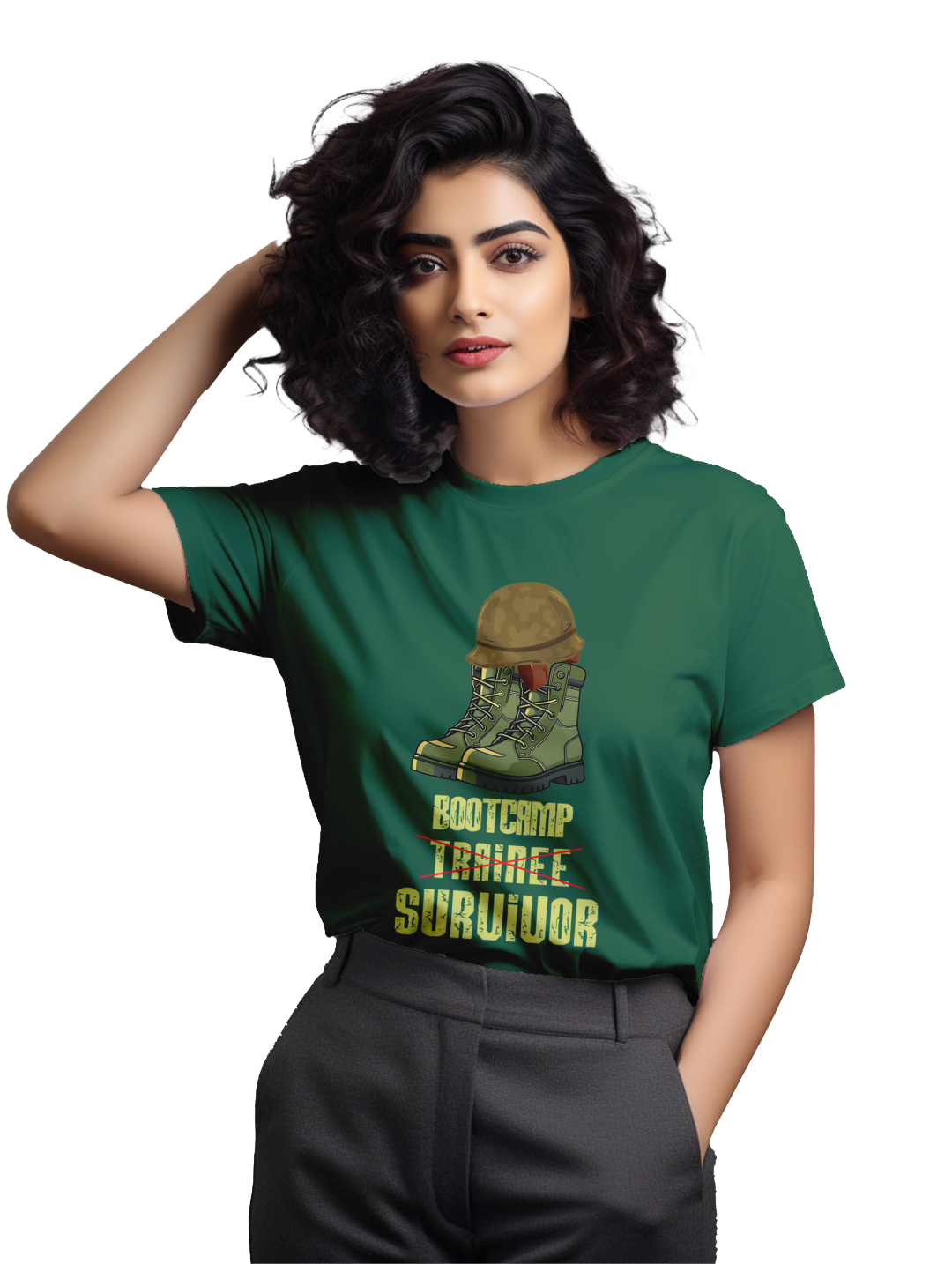womens Bootcamp Survivour T-Shirt