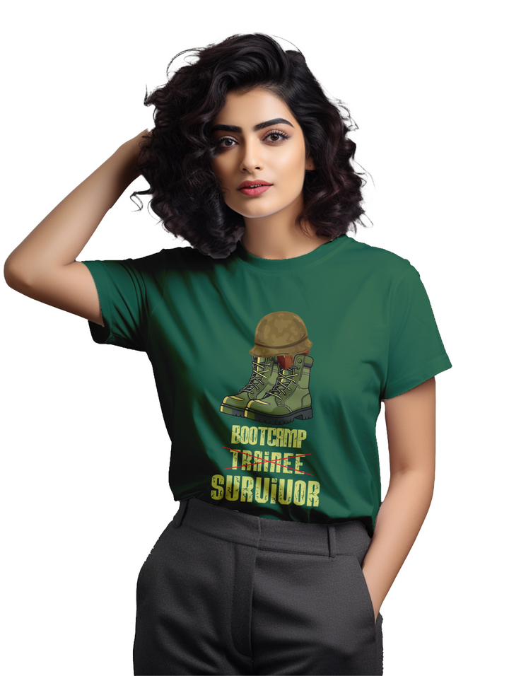 womens Bootcamp Survivour T-Shirt