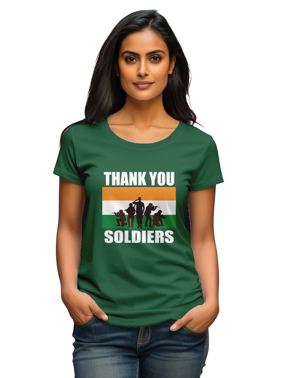 Women's Thank you Soldiers T-Shirt