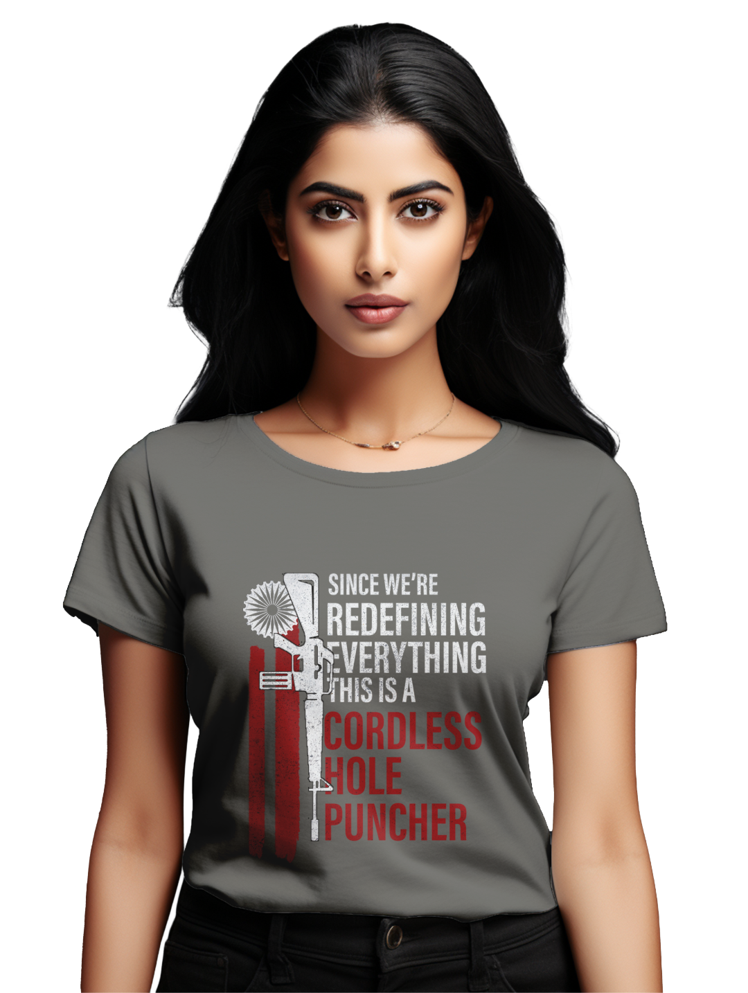 Women's Cordless hole Puncher T-Shirt