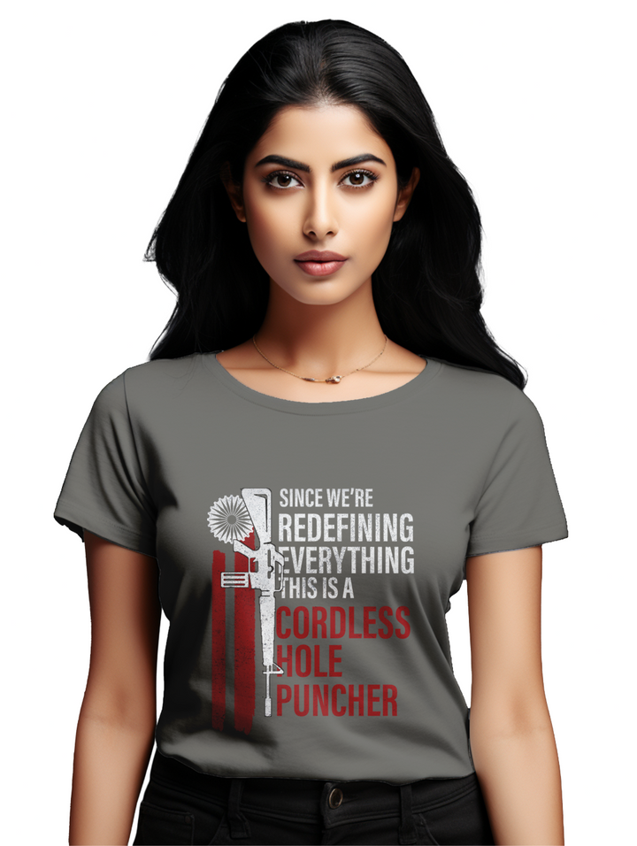 Women's Cordless hole Puncher T-Shirt