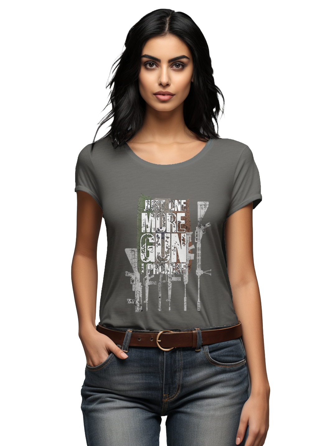 Women's Just one more gun I promise T-Shirt